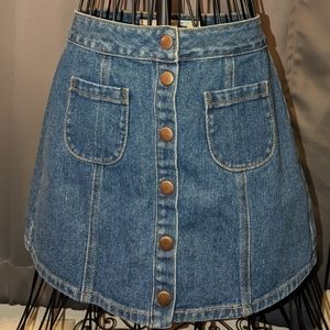 Brandy Melville Vintage Denim Skirt